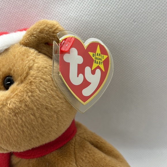 1997 Christmas Teddy Beanie Baby —RARE & UNIQUE ERRORS - Picture 3 of 10